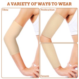 Beaupretty 3 Pairs Forearm Tattoo Cover Forearm Tattoo Sleeve Upper Arm Sleeve Arm Compression Sleeve for Men Women