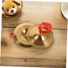 Hohopeti 1 Pair Hand Cymbals Alloy Mini Drum Cymbals for