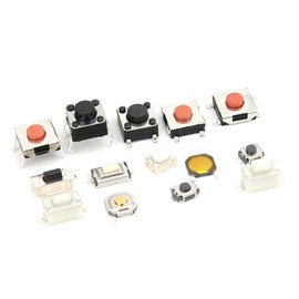 Garosa 750PCS 15 Value Tactile Push Button Micro Switch Kit de Surtido de Tácticas Momentáneas Con Caja de Plástico Para Llave de Control Remoto del Automóvil