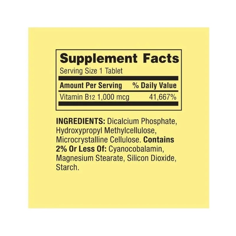 Vitamina B12 1000mcg Forma Globulos Rojos Previe Anemia 300c Sabor