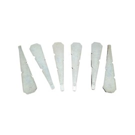 Mason Line Pin Hardened Steel Bricklayer's Tapered Line Pins, 6-Pack