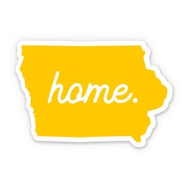 Squiddy Iowa Home - Vinyl Sticker Decal for Phone, Laptop, Water Bottle (3" Wide)
