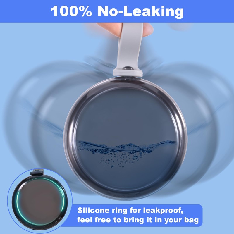 Denture Case, Leak Proof Denture Bath Cup for Travel, Denture