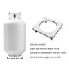 XIEEIX Movable Propane Cylinder Base, Fixed Propane Tank Tray with