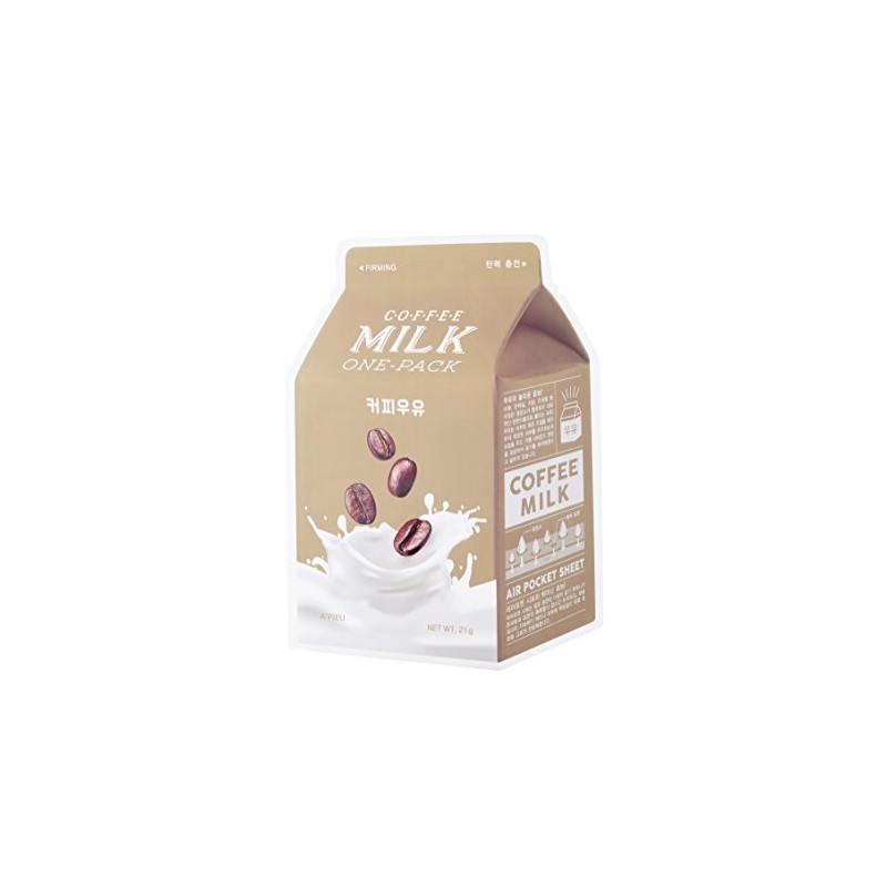 A 'Pieu milk-one-pack 7 sheets (coffee)