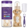 Special Supplies Honey Bear Straw Cup Long Straws, Squeezable Therapy