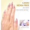CANNI- Esmalte de uñas en gel rosa nude, 1 pieza
