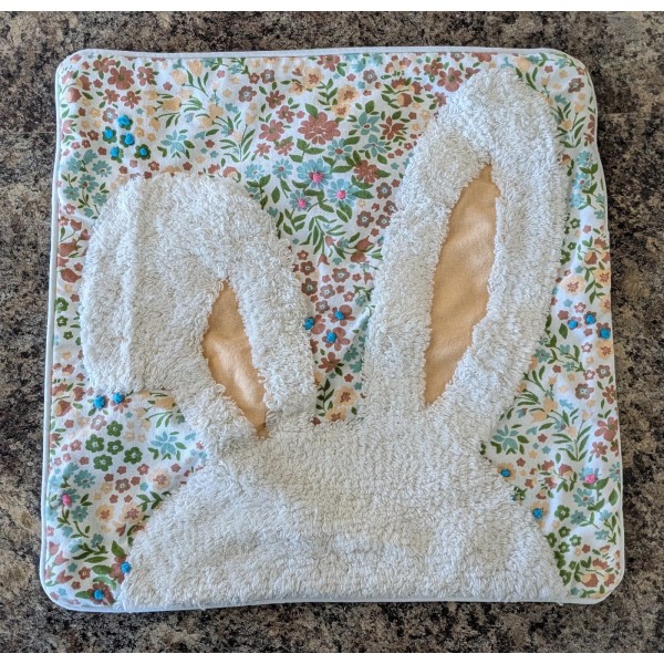Unbranded New 18" Soft Fluffy Easter Bunny Ears Pillow Cover