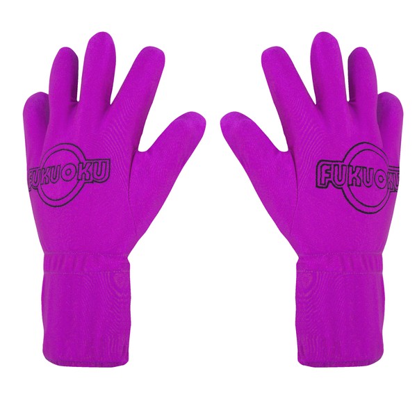 Fukuoku Right and Left Handed Five Finger Vibrating Massage Glove Kit, Fits Small, Pink