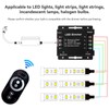 Sorfia Dimmer Switch, DC 12V-24V 18A PWM LED Light Strip