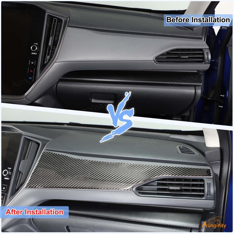 Aunginsy Center Console Dashboard Panel Trim Sticker Compatible with Subaru