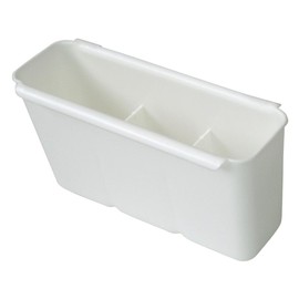 HomeLeisure Cutlery Drainer, White/Grey