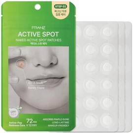 FRANZ Naked Active Spot Patches - Hydrocolloid Pimple Treatment
