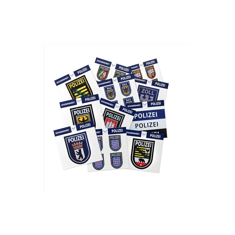 Patch Force - Sticker Police - Customs Sticker - For