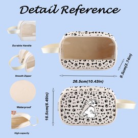 101 Dogs Movie Inspired Gift Rolly Lover Gift I’m Hungry Clear Cosmetic Bag Dalmatians Movie Fans G-ift (HungryBagCA)