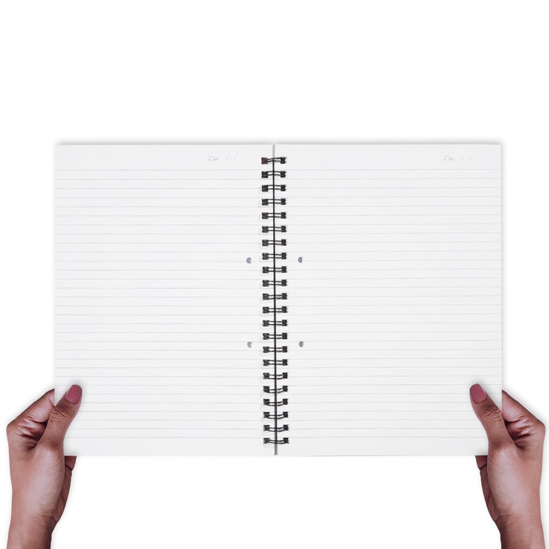 Infinity Lined Wirebound Notebook Spiral Journal Notebook (Pack of 1,