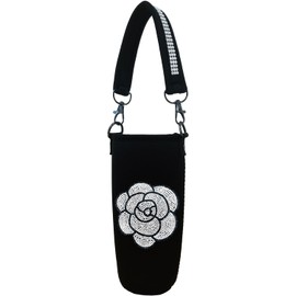 KiLaVie Plastic Bottle Holder, Plastic Bottle Cover, Water Bottle Cover, 16.9 fl oz (500 ml), Cold Insulation, Glitter, Cute, Stylish, Lunch Goods, Miscellaneous Goods, Picnic (Color/Pattern)