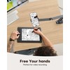 GH03 Tablet Holder with 2 ABS Clamps, Aluminum Long Arm