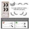 Kit De Pestañas Magnéticas Reutilizables Con Aplicador