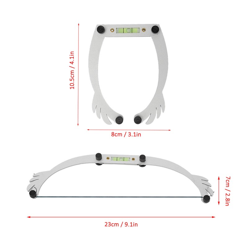 Eyebrow Ruler Mapping Kit Semi Permanent Stainless Steel Eyebrow Mapping