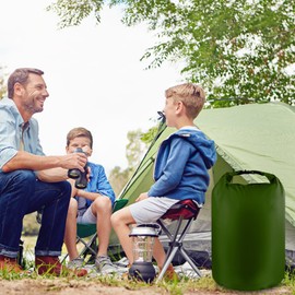 DIELIANHUA Dry Bag, Waterproof Bag, 70 L, Waterproof Pack Bag, Waterproof Bag, Ultralight Waterproof Backpack for Kayaking, Rafting, Boating, Hiking, Camping, Outdoor, Green