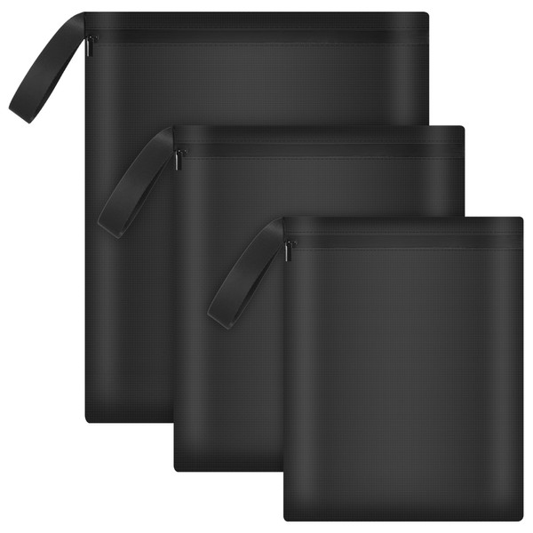 Huiguli 3 Pcs Wet Bag, Reusable Wet Dry Bag, Waterproof