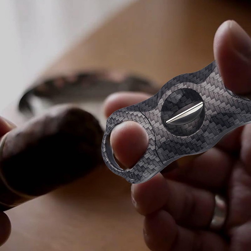 Cigar Cutter, Sonwaha Cigar Cutter Double Blade Scissors Cigar Cutter