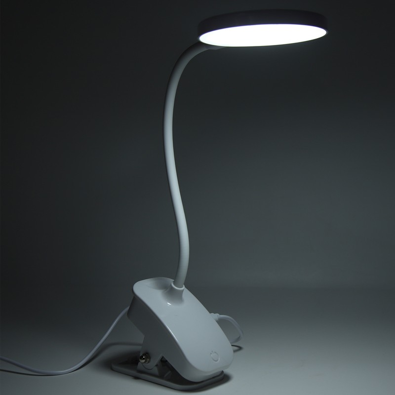 LED Clip Lamp Desk Table Foldable USB Eye Protection Study