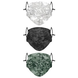FOCO Digital Camo Adjustable 3 Pack Face Cover