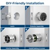 FITNATE Keypad Door Knob Lock, Electronic Door Knob with Keypad