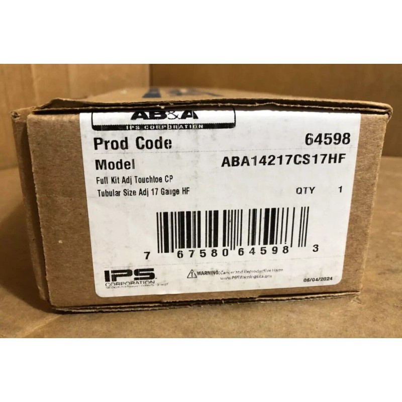 AB&A 17GA Tubular Brass Classic Waste Overflow Test Kit Model