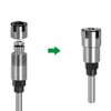 PRATYAHARA 1/4 Inch ER16 Router Collet Adapter Extension Chuck Rod