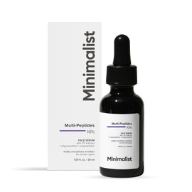 Minimalist Multi Peptide Night Face Serum for Ageless Younger Skin, 30 ml | Collagen Boosting, Hydrating & Overnight Repair Serum for Women & Men