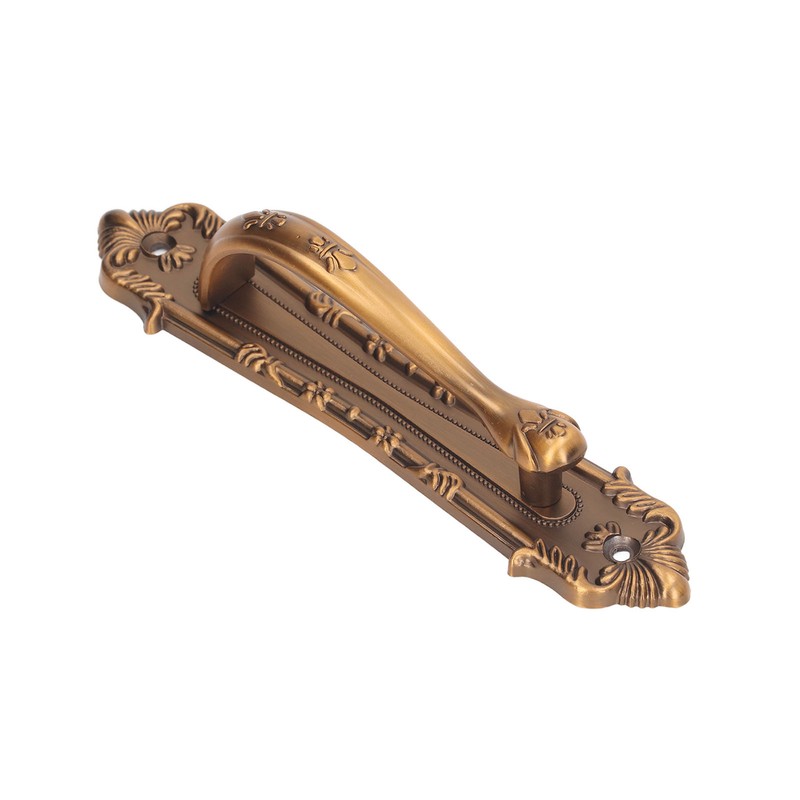 2pcs Barn Door Handle Heavy Duty Bronze Surface Mounted Sliding