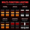 OUTPHORCE Magnetic Wireless Trailer Lights, 2.4GHz Rechargeable LED Trailer Lights