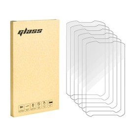 Screen Protector for Zebra TC51 TC510K TC56Q TC52 TC52X TC57 TC57X Scanner, 9H Tempered Glass, Clear (6)