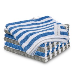 CLEANLUX Microfibre Cleaning Cloths – Commercial Grade 32 x 32cm – 6 Pack - Multi-functional, Reusable, Tough, Lint Free, Ultra Soft & Scratch Free - Premium Microfiber Cleaning Towels (Pack 6)