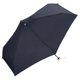 Wpc. CO03-001-002 Ultra Small Rain Umbrella, Folding Umbrella, Baby Umbrella, Solid Midnight, Ribs, 19.7 inches (50 cm), 5.3 oz (150 g), Lightweight, Women's, Small, Compact, Stylish, Cute, Commuting