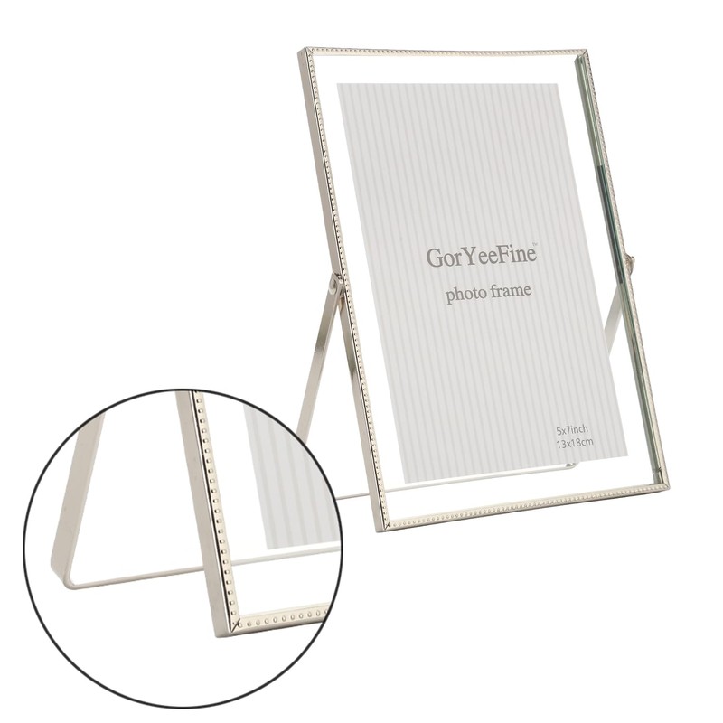 Silver 4x 6'' Floating Frame Set of 2, For Photo
