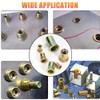 192pcs Threaded Inserts Rivet Nuts Kit Assorted Rivet Nuts Set