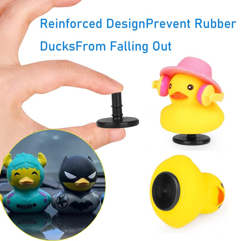 40Pcs Duck Plug - Rubber Duck Mount,Flock Locker Rubber Duck
