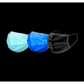 Baremedical Face Mask - Kids Non-medical Child Protective Mask 50 PCs Box - Assorted Colours, Black