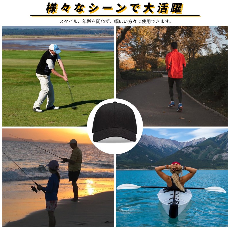 Hsdvdva Cap, Men's, Women's, Large Size, Deep, 100% Cotton, Prevents