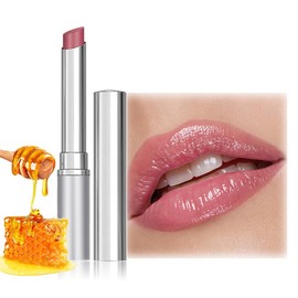Black Honey Lipstick, Tinted Lip Balm, Moisture Shine Lipstick, Nourishing Lasting Moisturizing Lip Care Balm, Moisturizing Lip Care Balm for Dry Lips (Pink, M)