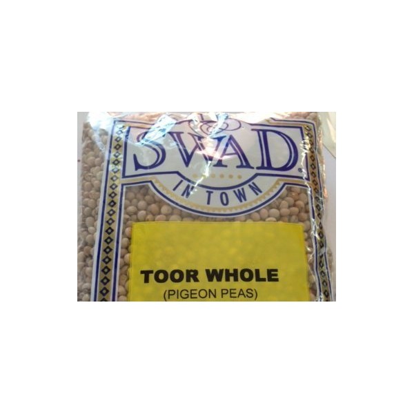 Swad Toor (Pigeon Peas) Whole, Indian Groceries - 2lb., 908g. by Swad