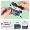 Inesore for Airpods Pro 2nd Generation Case Cover with Cleaner