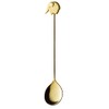 Takakuwa Metal Rubber Cast Elephant Coffee Spoon, Gold 003471