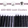 Lash Clusters Lash Extensions 280 Pcs Individual Lashes DIY Eyelash