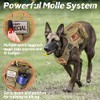 rabbitgoo Chaleco Táctico Arnés para Perro Grande con Sistema Molle