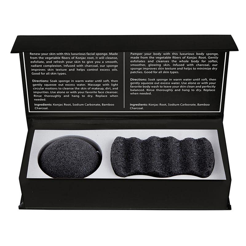 Bella Sleep + Spa Facial & Body Exfoliating Boxed Konjac